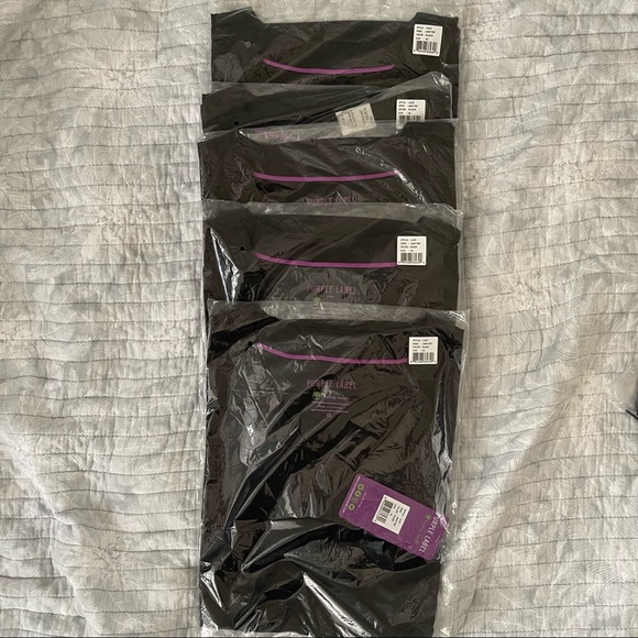 Purple label by healing hands Black scrub top “Jane” XL - Picture 3 of 3